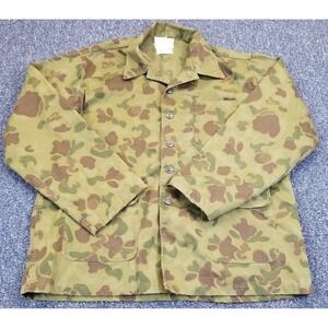 Vintage Penny's Foremost Camo Shirt Men's L Hunting Button Up Fall Pattern LS